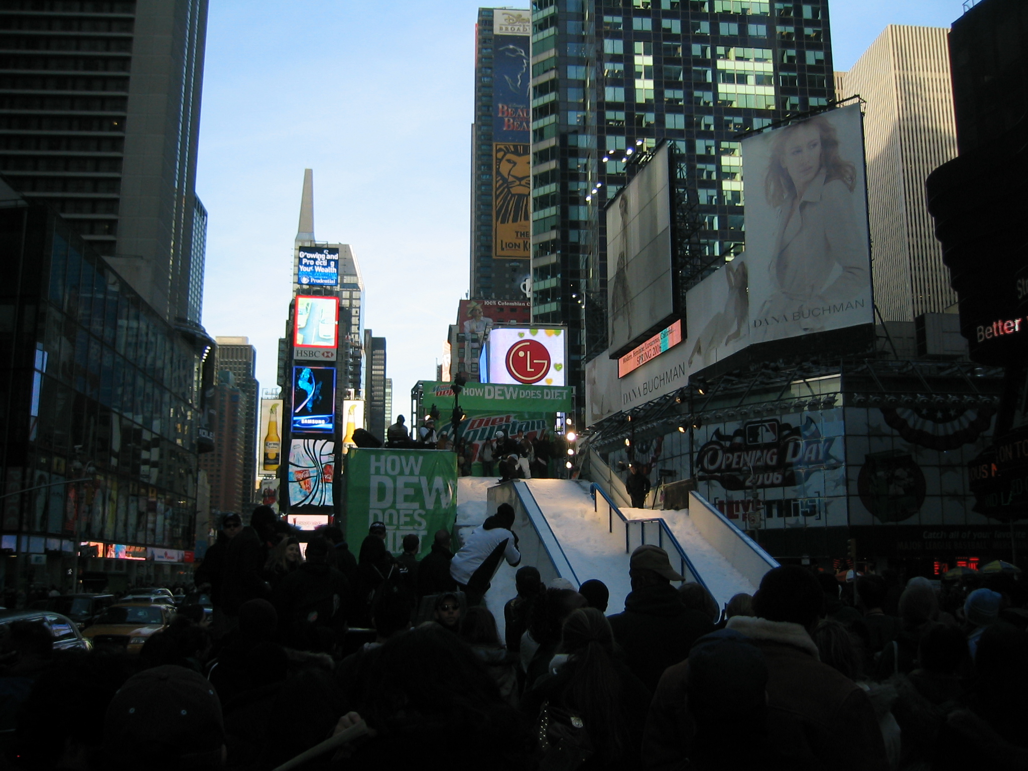 Rail Jam in Times Square